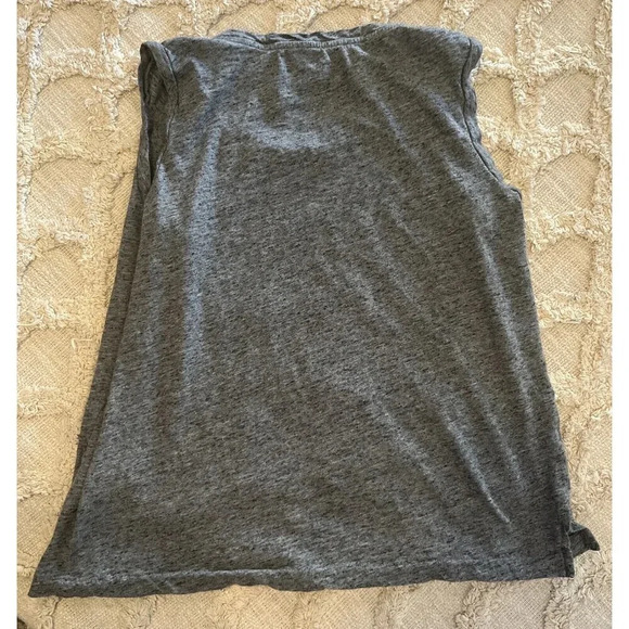 Madewell Cotton Gray Pocket Tank Top Women’s Size Small Style : K 7910 - Picture 5 of 5